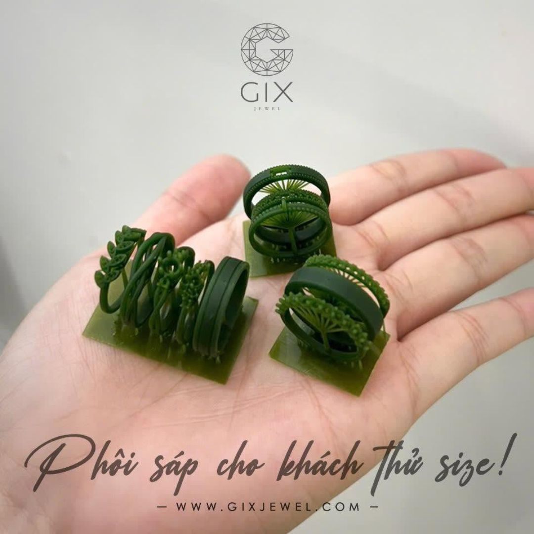 Mẫu sáp resin tại Gix Jewel