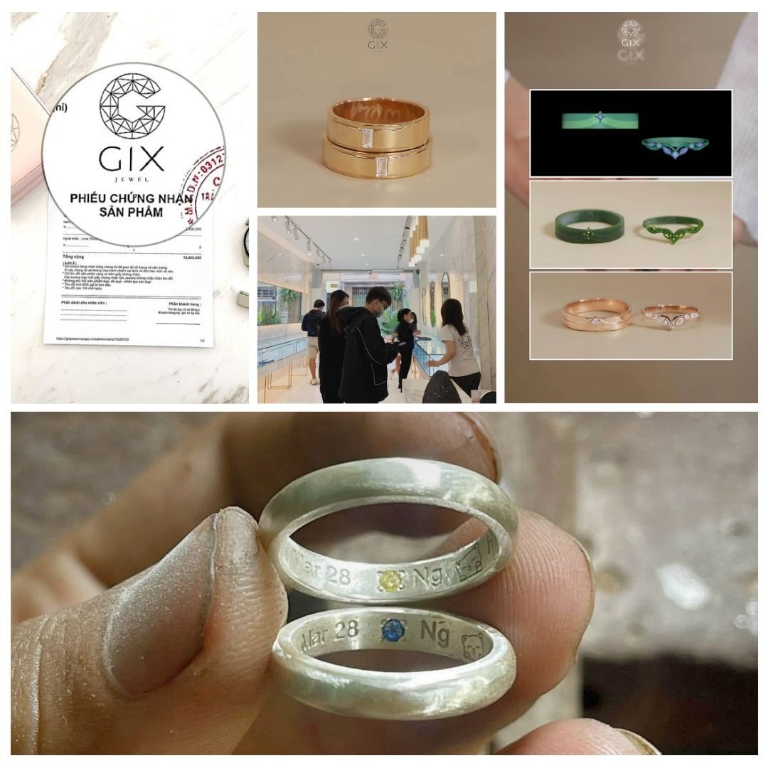Gix Jewel - Địa chỉ mua nhẫn cưới hiện đại uy tín tại TP.HCM