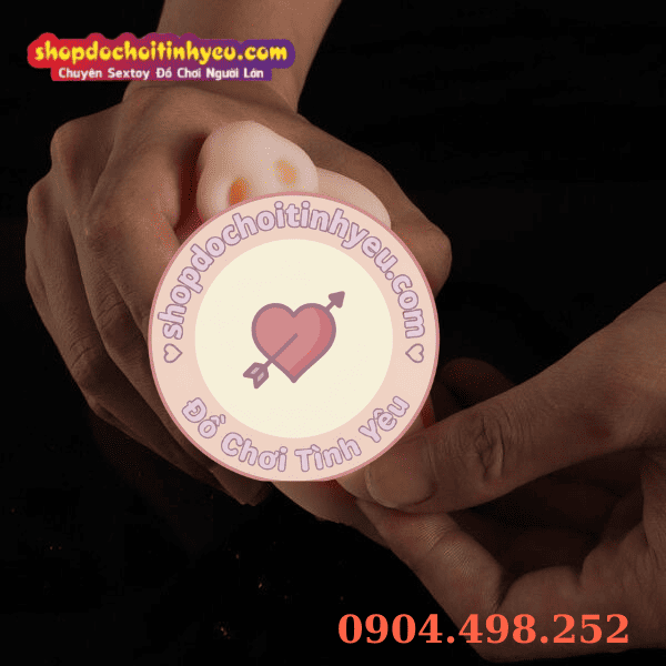 Âm đạo giả 2 đầu miệng môi răng lưỡi mềm mại cầm tay cho nam