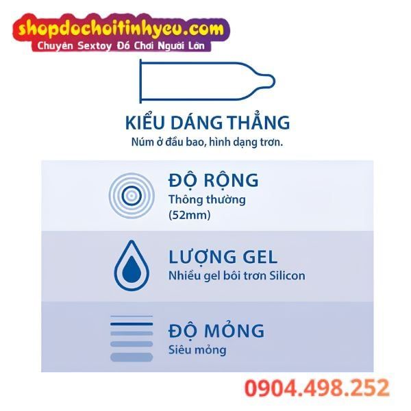 Bao Cao Su Durex Invisible Extra Thing Extra Lubricated