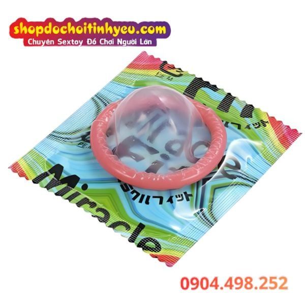 Bao Cao Su Sagami Miracle Fit Siêu Mỏng Ôm Sát Dương Vật