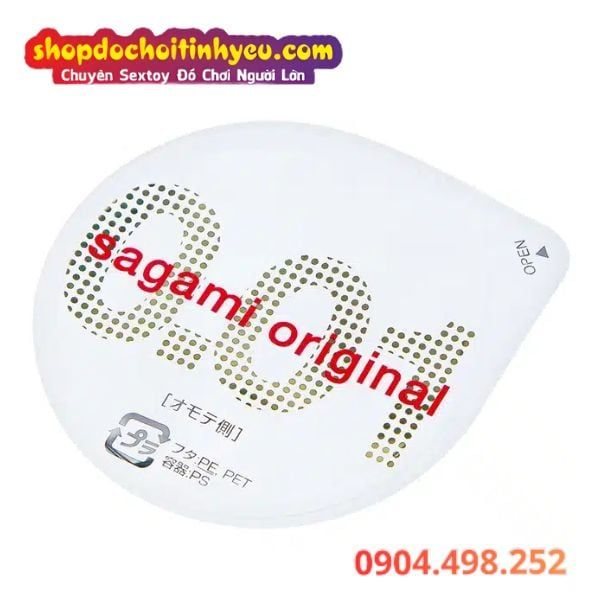 Bao Cao Su Sagami Original 0.01 Siêu Mỏng Truyền Nhiệt Nhanh