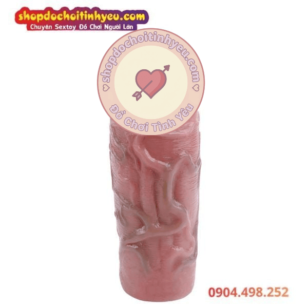 Bao Đôn Dương Vật Có Gân Nổi To Kèm Quy Đầu Đeo Khuyên Ngọc