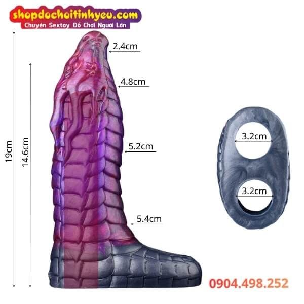Bao Đôn Tăng Kích Thước Dương Vật Hình Quái Thú Đầu Rồng