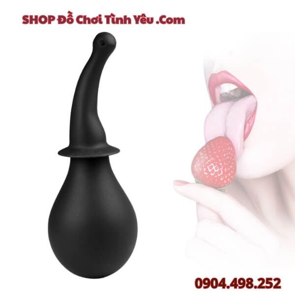 Bình Xịt Nước Thụt Rửa Hậu Môn Có Chuỗi Hạt Bi Nổi Kích Thích