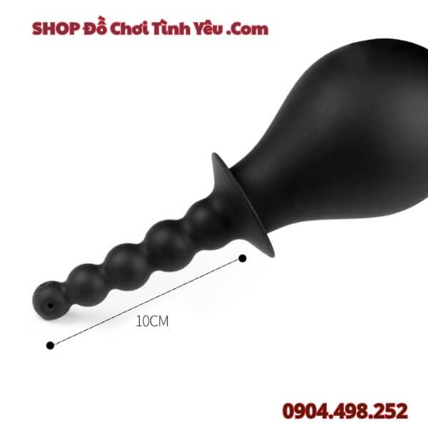 Bình Xịt Nước Thụt Rửa Hậu Môn Có Chuỗi Hạt Bi Nổi Kích Thích