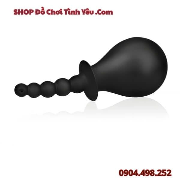 Bình Xịt Nước Thụt Rửa Hậu Môn Có Chuỗi Hạt Bi Nổi Kích Thích