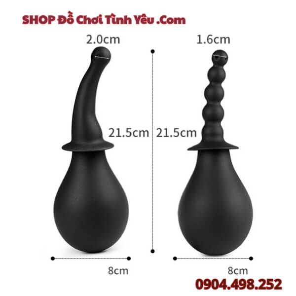 Bình Xịt Nước Thụt Rửa Hậu Môn Có Chuỗi Hạt Bi Nổi Kích Thích
