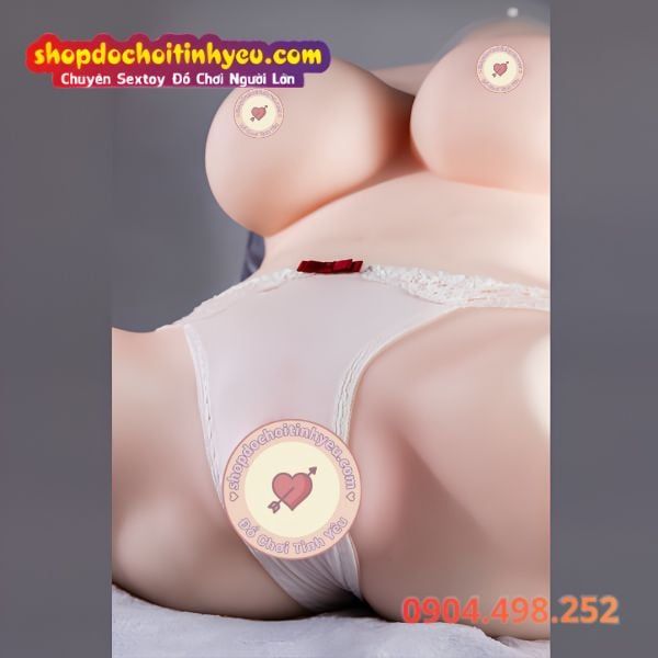Búp bê tình dục bán thân vú tròn không đầu không tay chân