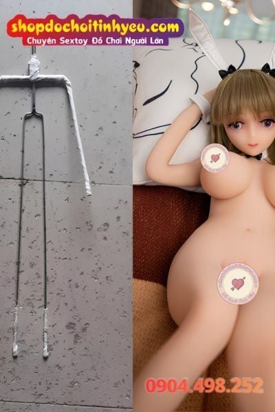Búp bê tình dục anime hoạt hình nhỏ vú thạch mặc cosplay thỏ