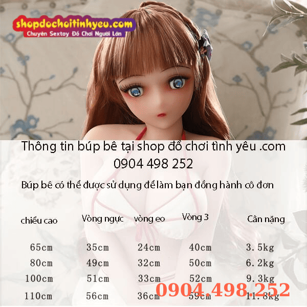 Búp bê tình dục anime hoạt hình mini size nhỏ siêu dễ thương