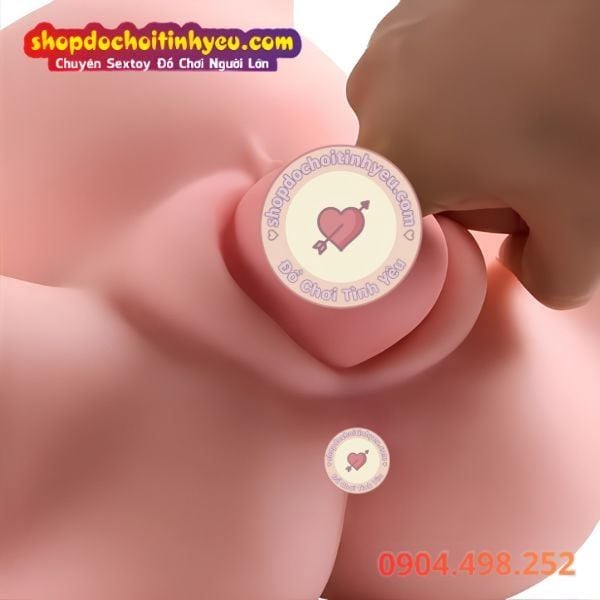 Búp Bê Tình Dục Bán Thân Mang Thai Thiết Kế 4 Lỗ Lòi Tử Cung
