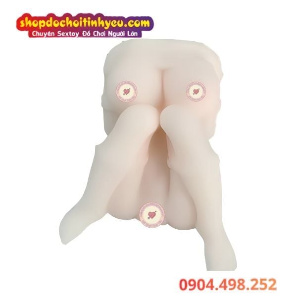 Búp Bê Tình Dục Bán Thân Tư Thế Nằm Ngửa Dạng Chân Quan Hệ