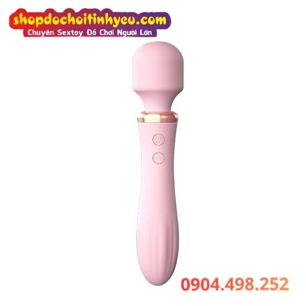 Chày Rung Tình Yêu Hai Đầu Rung Kèm Sưởi Ấm Cực Mạnh LILO