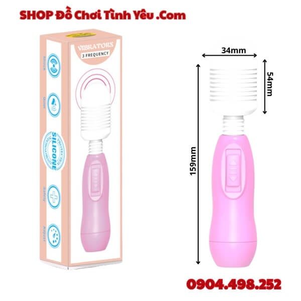 Chày Rung Xoay Mini 3 Chế Độ Kích Thích Điểm G Cực Sướng