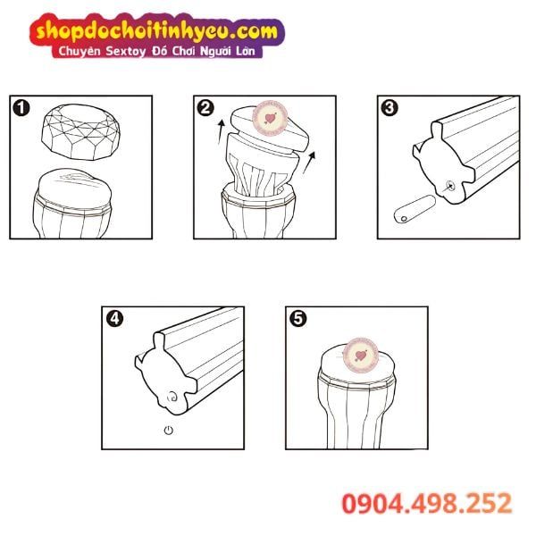 Cốc Thủ Dâm Mô Phỏng Âm Đạo Giả Rung Có Đế Hít MX SIGNATURE