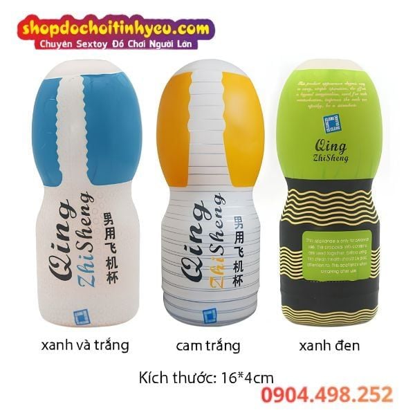 Cốc Qing cầm tay thủ dâm giá rẻ silicon miệng âm đạo hậu môn