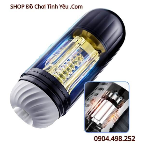 Cốc Tự Sướng Rung Hút Gia Nhiệt Điều Khiển App SAM NEO 2 PRO