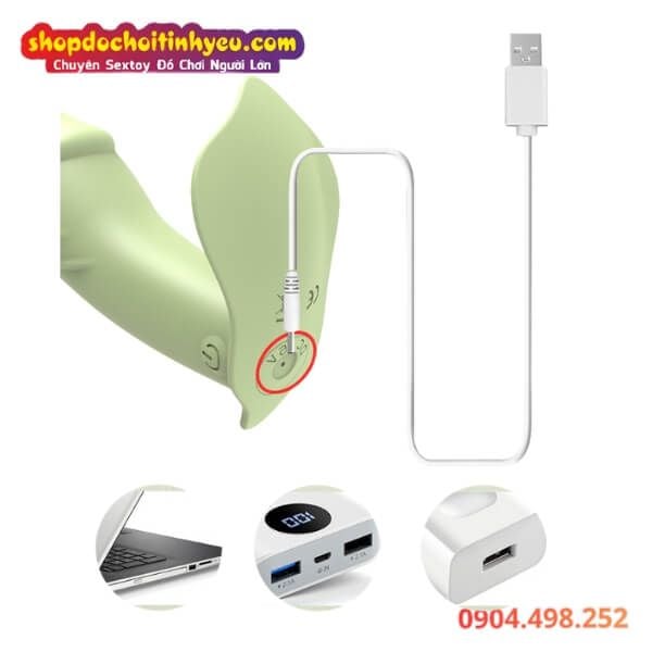 Cu Giả Mini Rung Đeo Quần Lót Kín Đáo Điều Khiển Từ Xa Cho Nữ