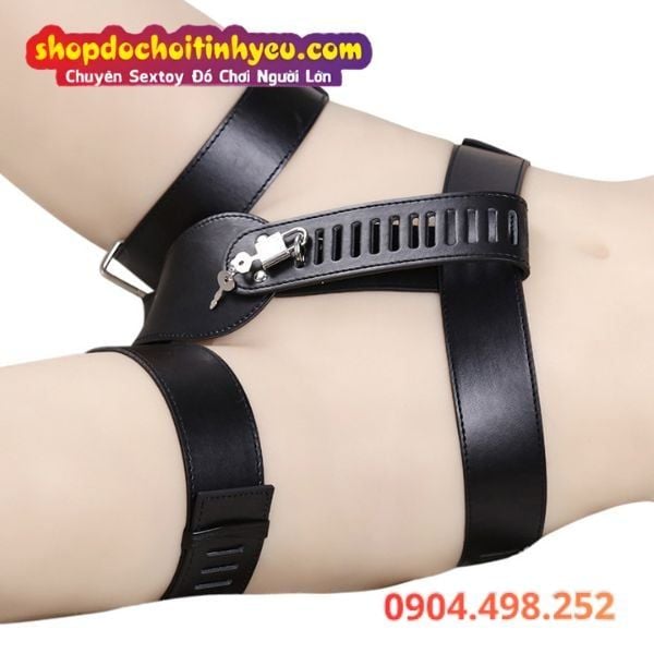 Đai Trinh Tiết Da PU Dạng Bảng To Có Ổ Khóa Điều Chỉnh Size