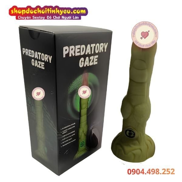 Dương Vật Cá Sấu Giả Rung Thụt Có Mắt Quái Vật PREDATORY GAZE