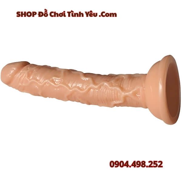 Dương Vật Giả Đế Hút Có Gân Nổi To Sần Sùi Ma Sát Mãnh Liệt