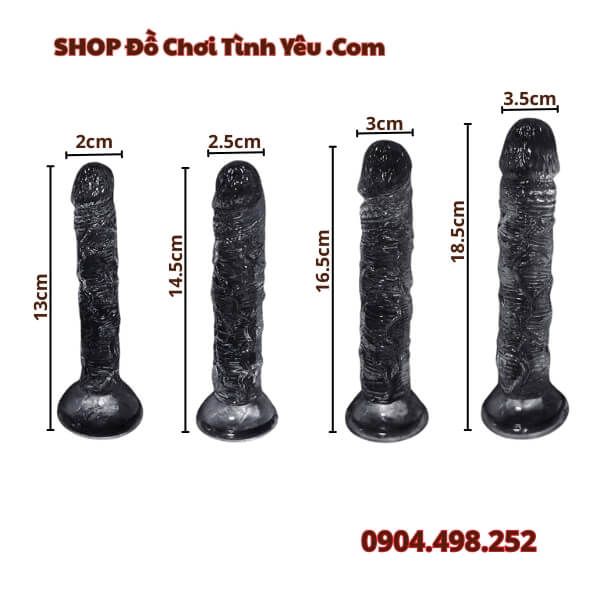 Dương Vật Giả Đế Hút Có Gân Nổi To Sần Sùi Ma Sát Mãnh Liệt