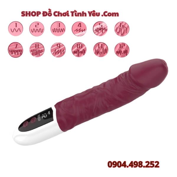 Dương Vật Giả Gân Nổi Cầm Tay Rung Mạnh Kích Thích Đa Điểm