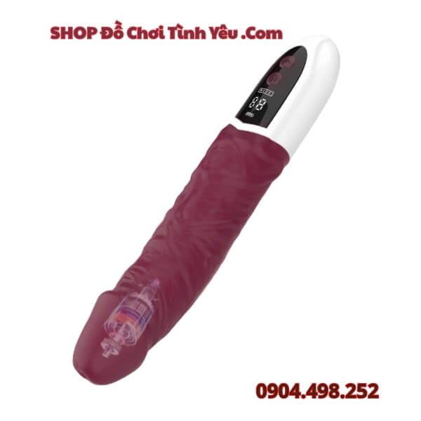 Dương Vật Giả Gân Nổi Cầm Tay Rung Mạnh Kích Thích Đa Điểm