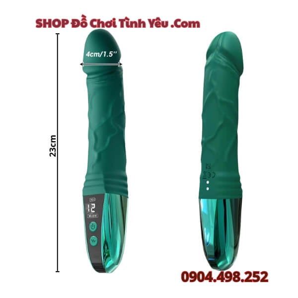 Dương Vật Giả Gân Nổi Cầm Tay Rung Mạnh Kích Thích Đa Điểm