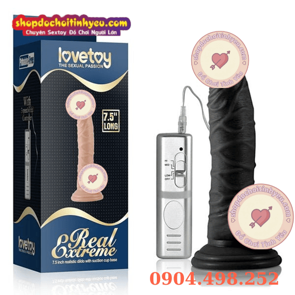 Dương vật giả to hít tường Lovetoy Real Extreme giá rẻ bán chạy