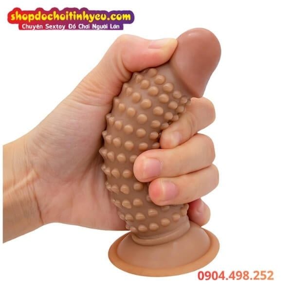 Dương Vật Giả Hít Tường Có Hạt Nổi Lớn Ma Sát Toàn Thân