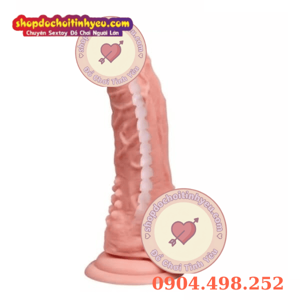 Dương Vật Giả To Gân Nổi Uốn Cong Kèm Dây Đai Đeo MARS DILDO