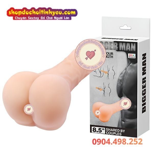 Dương vật giả kèm hậu môn mềm mại chân thật đủ size Bigger Man