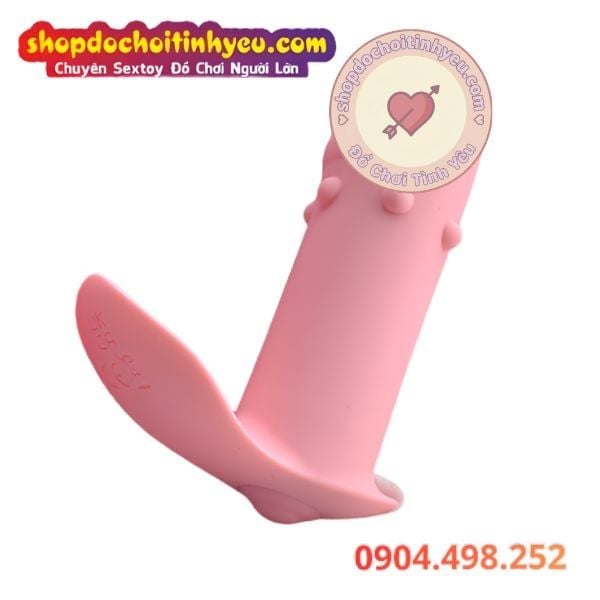 Dương Vật Giả Mini Rung Bi Nổi Mặc Trong Chip Điều Khiển App