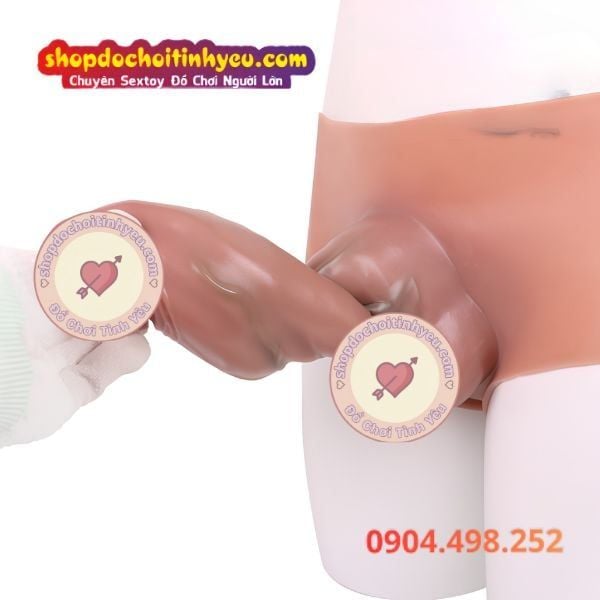 Dương vật giả rỗng mặc quần độ cu to bự cong khủng độc lạ