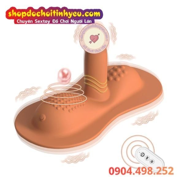 Dương Vật Giả Rung Kích Thích Ba Điểm Dạng Băng Vệ Sinh