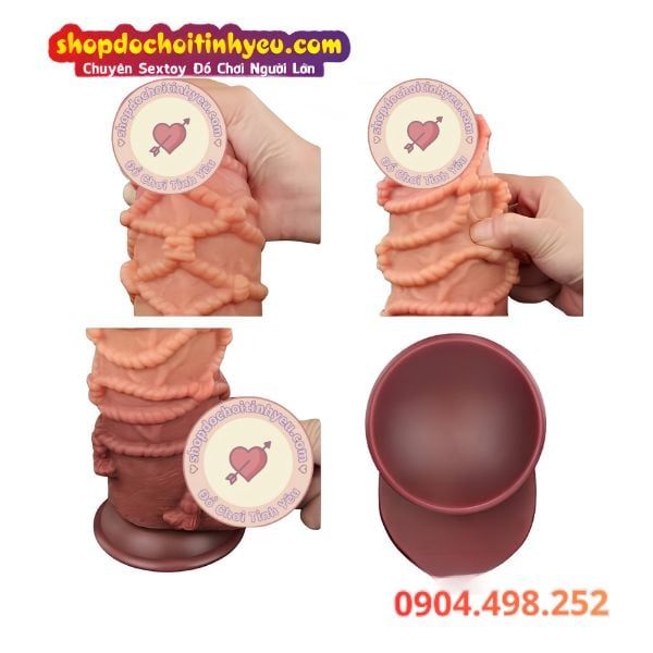 Dương Vật Giả To Khủng Có Dây Quấn Quanh Thân NATURE COCK