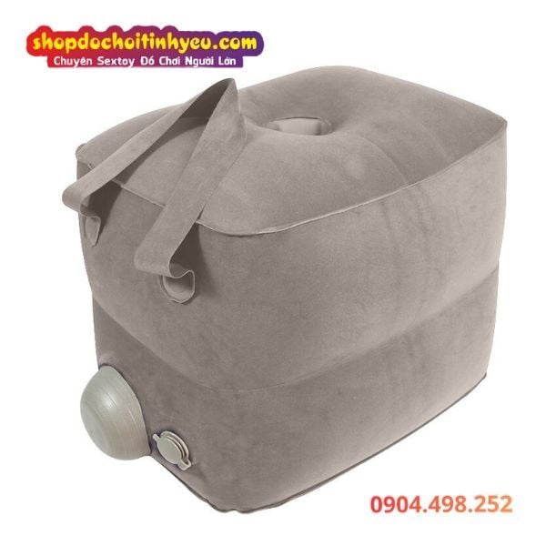 Gối Tình Yêu Bơm Hơi Có Lỗ Nhét Máy Thủ Dâm Cầm Tay Cho Nữ
