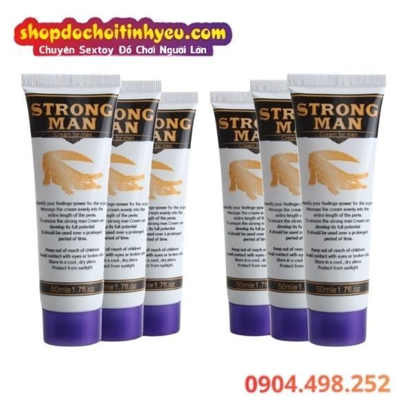 Kem Massage Dương Vật Tăng Kích Thước Cho Nam STRONG MAN