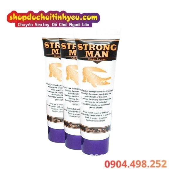 Kem Massage Dương Vật Tăng Kích Thước Cho Nam STRONG MAN