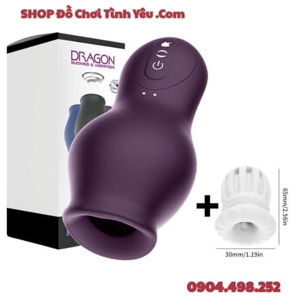 Máy Bú Cu Tự Động Rung Hút 7 Chế Độ Massage Dương Vật DRAGON