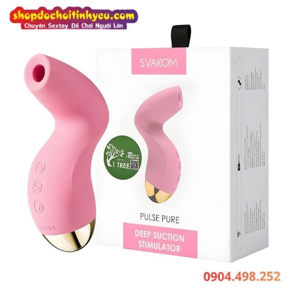 Máy Bú Hút Cường Độ Cao Kích Thích Vùng Nhạy Cảm PLUSE PURE