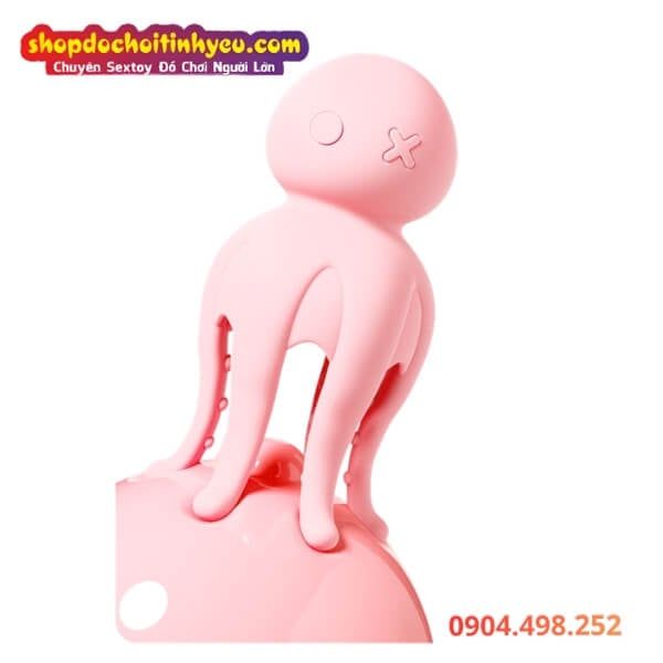 Máy Rung Massage Ngực Hình Bạch Tuộc Điều Khiển Bằng App