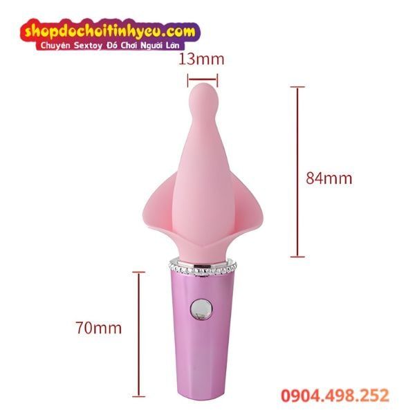 Máy Rung Nhụy Hoa Nhỏ Gọn Kích Thích Khoái Cảm Mãnh Liệt
