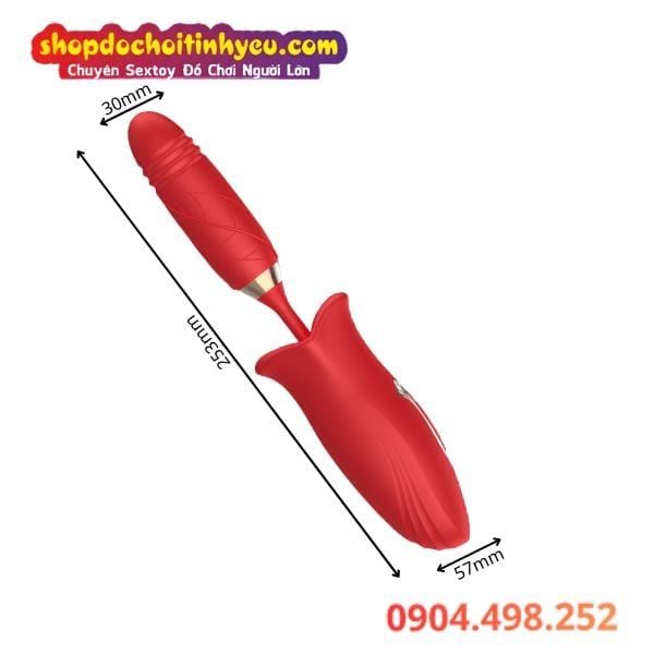 Miệng Ngậm Mút Âm Đạo Tích Hợp Thanh Rung Thụt Sâu Cực Mạnh