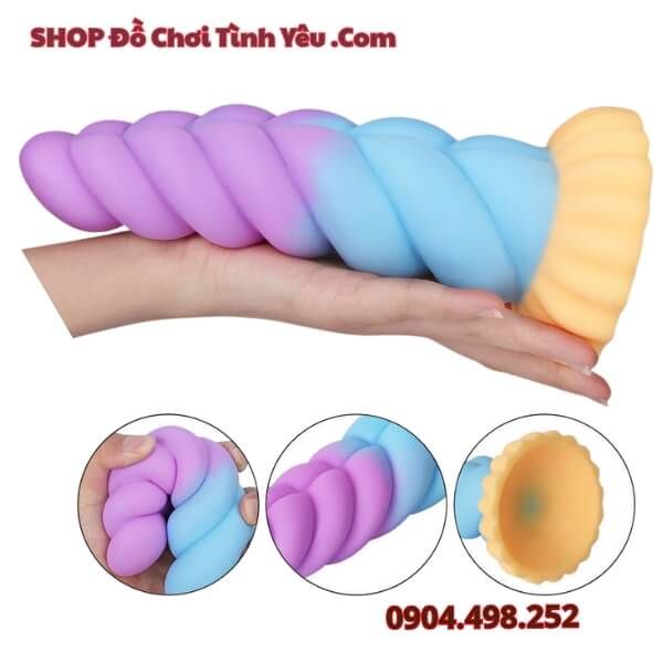 Nút Hậu Môn Đế Hít Dạng Xoắn Màu Kích Thích Giãn Nở Lỗ Nhị