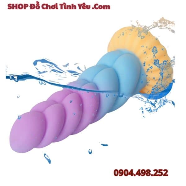 Nút Hậu Môn Đế Hít Dạng Xoắn Màu Kích Thích Giãn Nở Lỗ Nhị