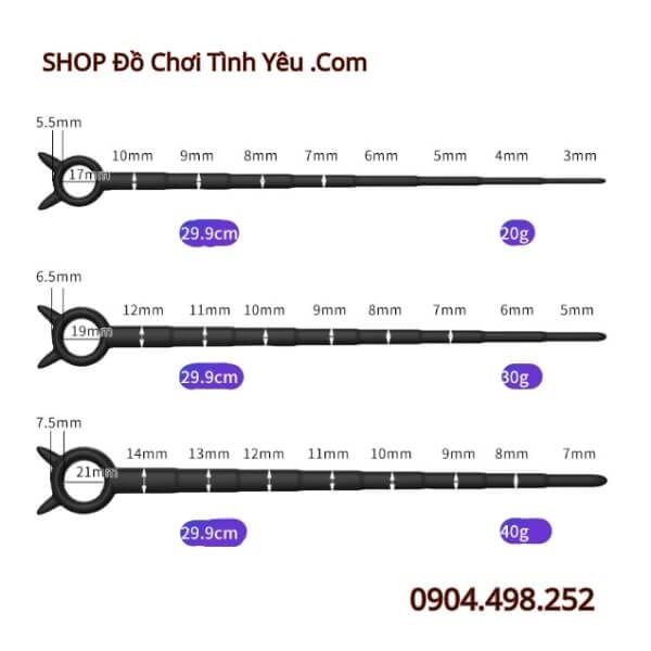 Que Niệu Đạo Thiết Kế Hình Đốt Tre Kích Thích Sâu Lỗ Tiểu