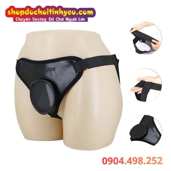 Strap On Quần Dây Có Mặt Phẳng Đế Hút Gắn Dương Vật Giả